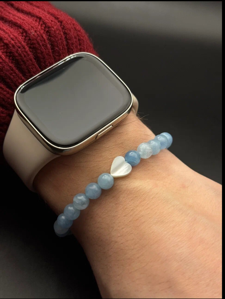 Браслет из голубого кварца «Говори»