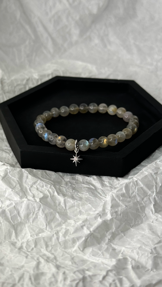 Браслет из лабрадорита «Звезда внутри»