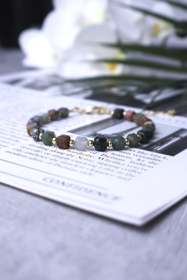 Браслет из индийской яшмы «Иду»